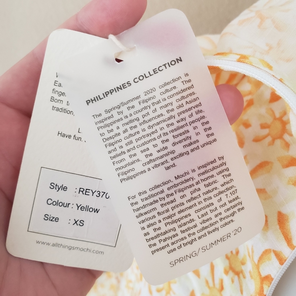 All Things Mochi Revolve Reyna Sun dress Flawed XS Extra Small NWT - Picture 12 of 14